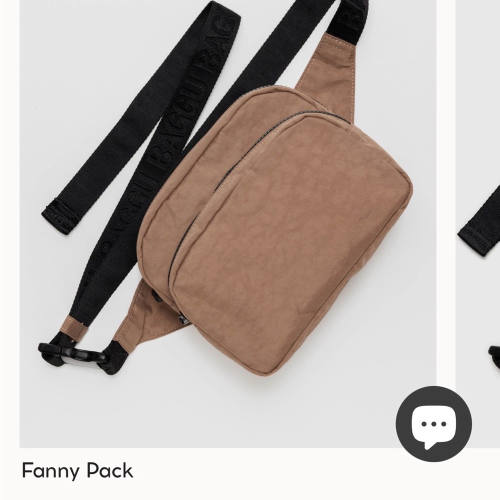 BAGGU Tan Belt Bag